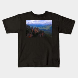 Three Sisters - Katoomba NSW Kids T-Shirt